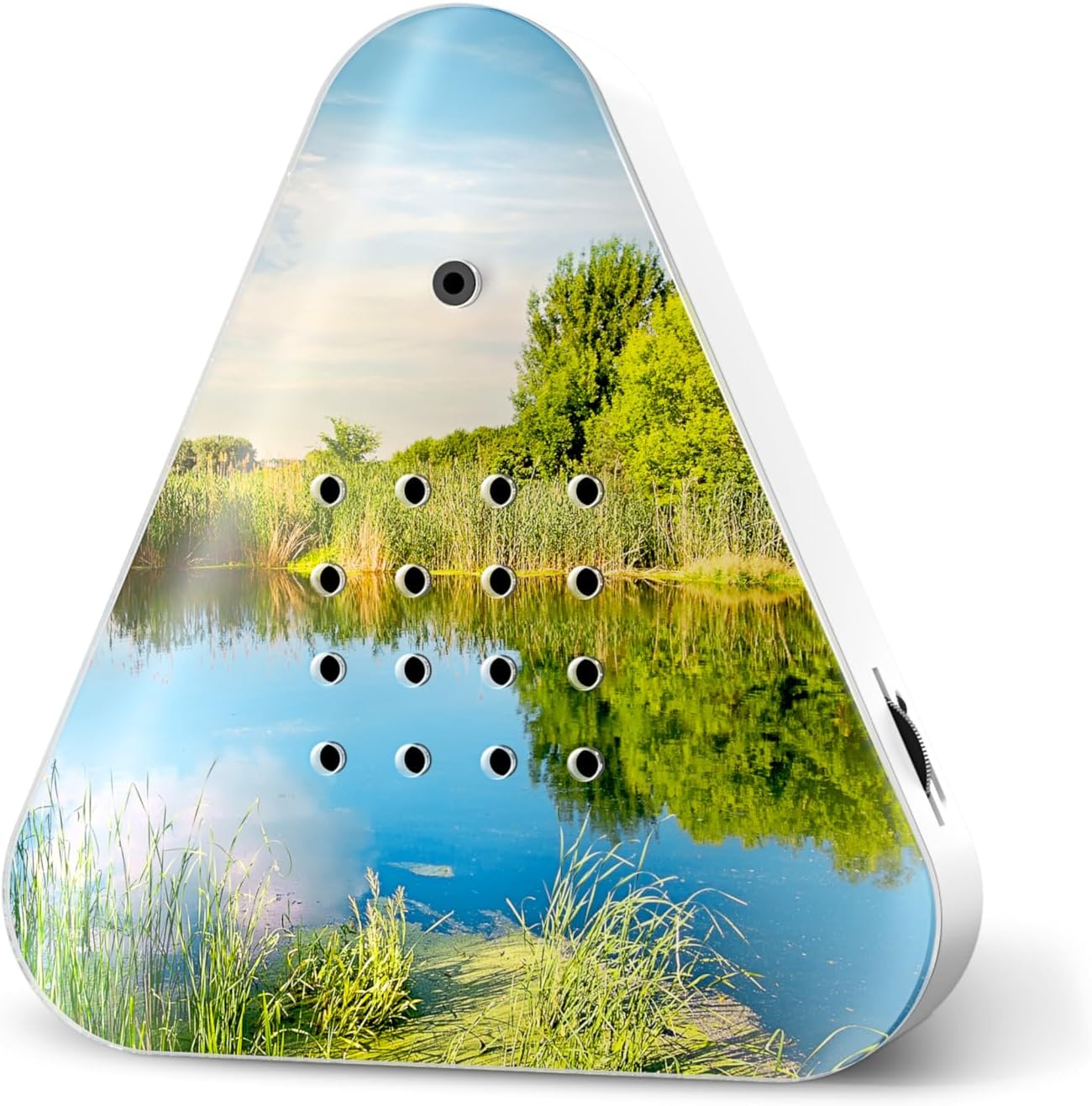 RELAXOUND Original Lakesidebox Summertime - Modern Nature Sound Box - Relaxing Forest Lake Atmosphere - Motion Sensor with Sound - Relaxing Tool