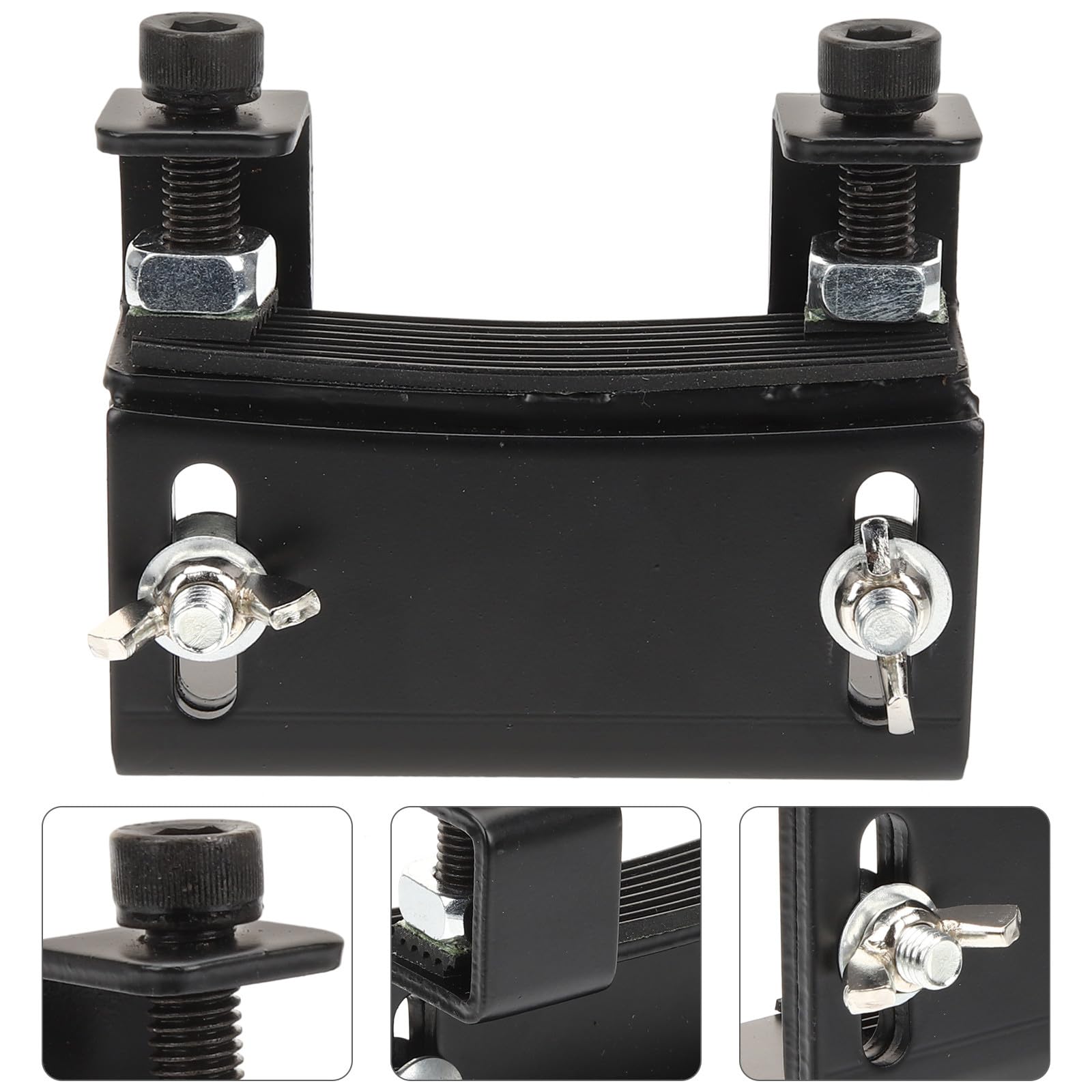 GALPADA Élévateur de Grosse Caisse Noir Compact Accessoire de Levage pour Batterie Plateforme Réglable pour Ajustement Hauteur Remplacement Colonne Montante Pièce Solide pour
