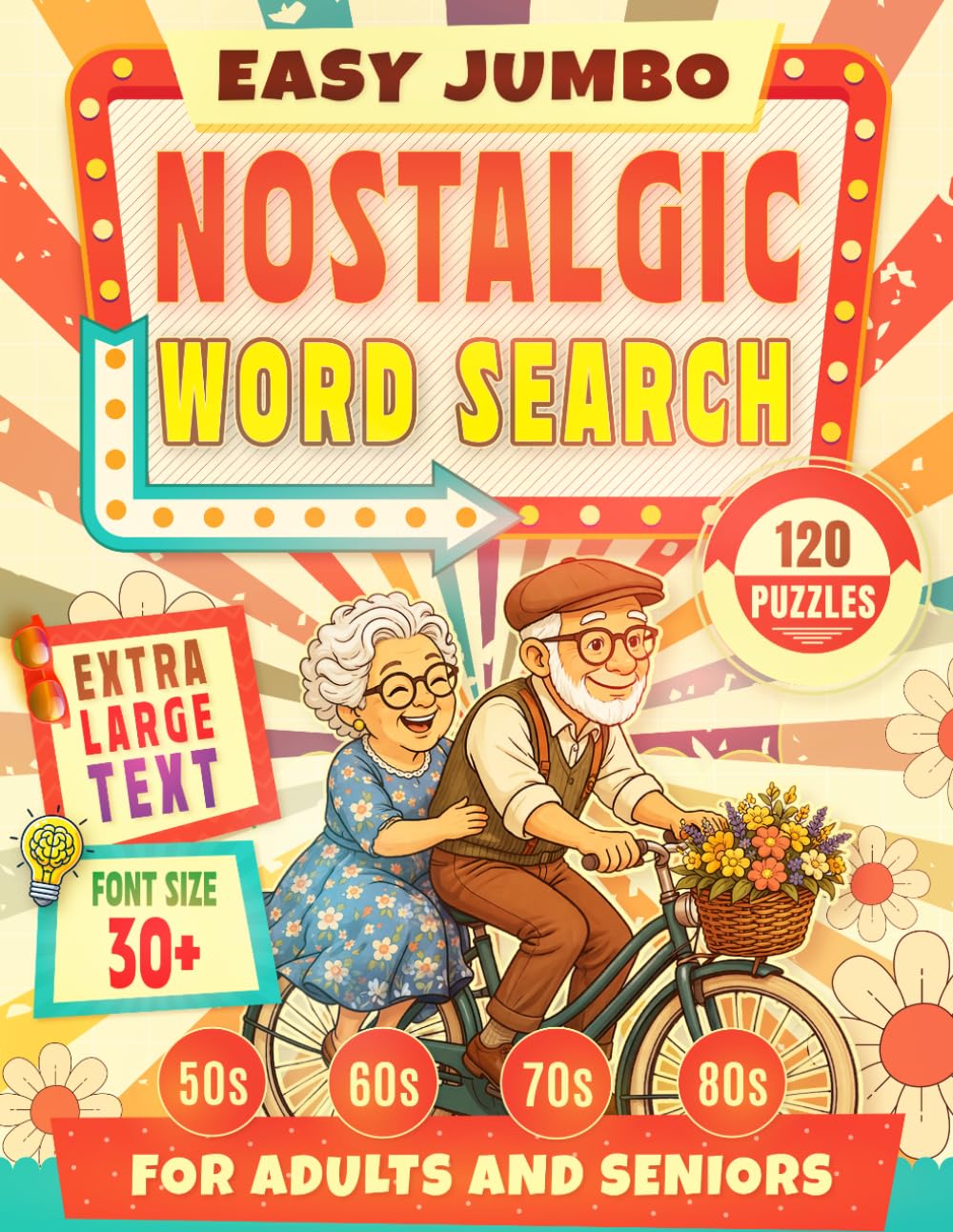 Easy Jumbo Nostalgic Word Search (word search series)