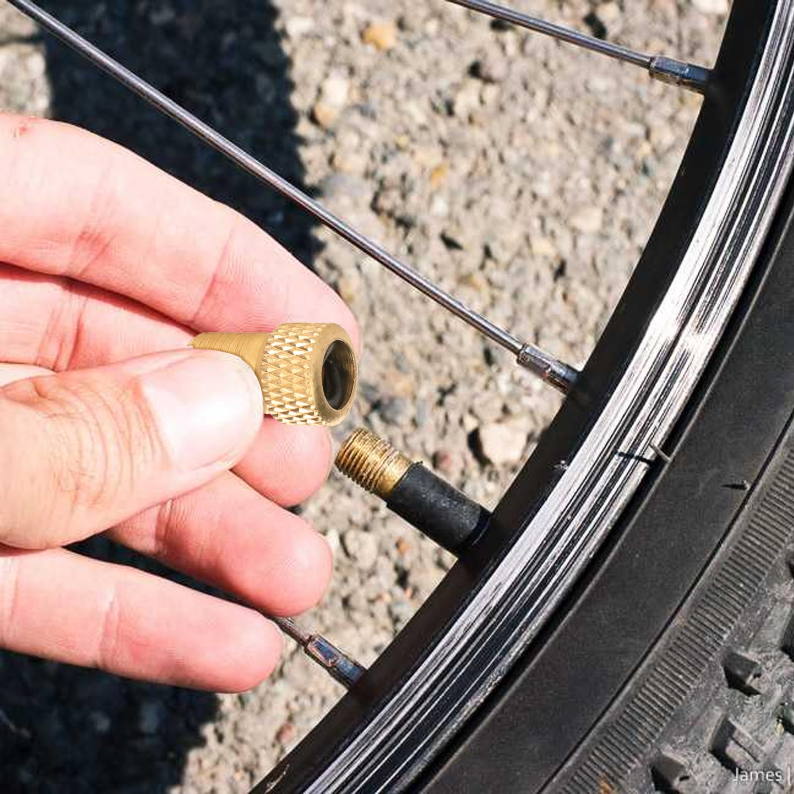 Set di 21 adattatori per valvole per bicicletta, con scatola di smistamento, adattatore per valvola francese, adattatore per valvola per bicicletta, adattatore per valvola auto, adatto per