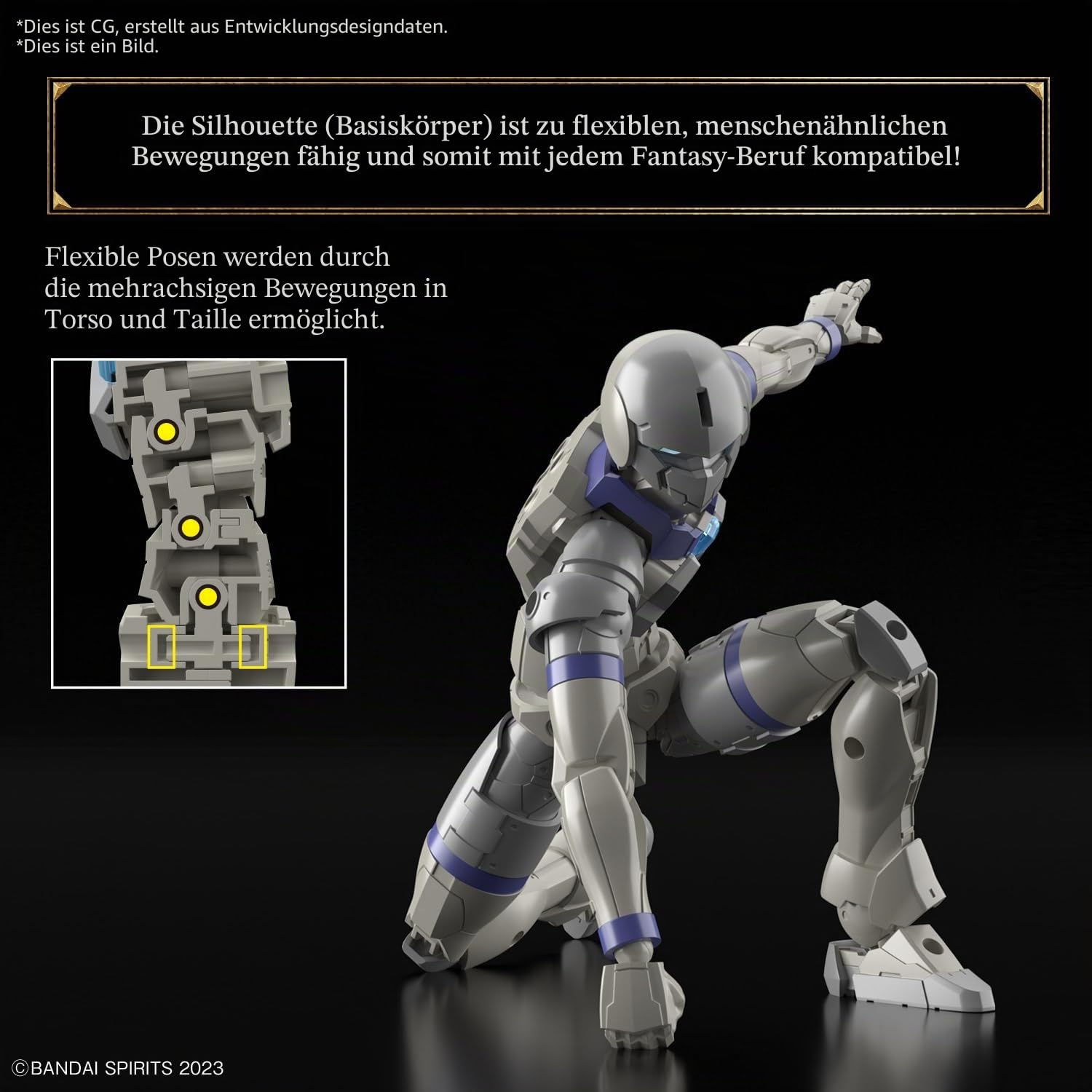 BANDAI SPIRITS Bandai Hobby - 30 Minuten Fantasy - #01 Liber Knight, 30 MF Modellbausatz