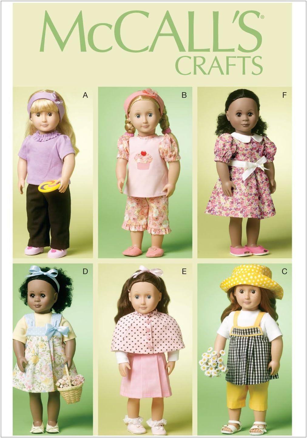 M6526 18" (46cm) Doll Clothes, One Size Only