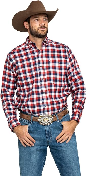 ARIAT Men's Elzerman Flannel Stretch 