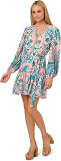 Adrianna Papell Printed Short Dress