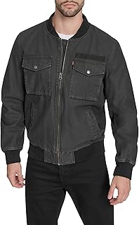 Levi's Men's MA-1 Flight Lightweight Zip-Up Bomber Jacket