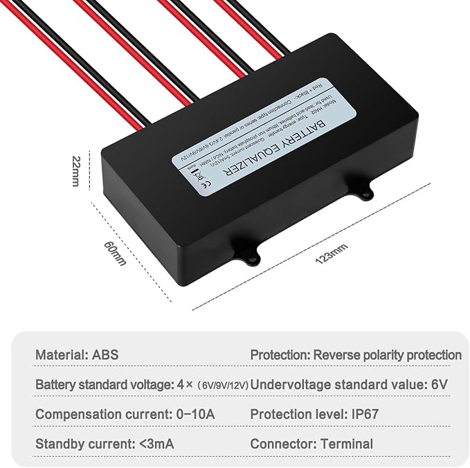 Battery Active Equalizer 4S 6 12V miniatura 2