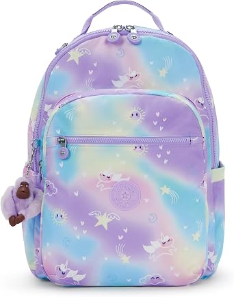 Kipling Women's Seoul 15" Laptop Backpack, Durable, Roomy with Padded Shoulder Straps, Built-In Protective Sleeve