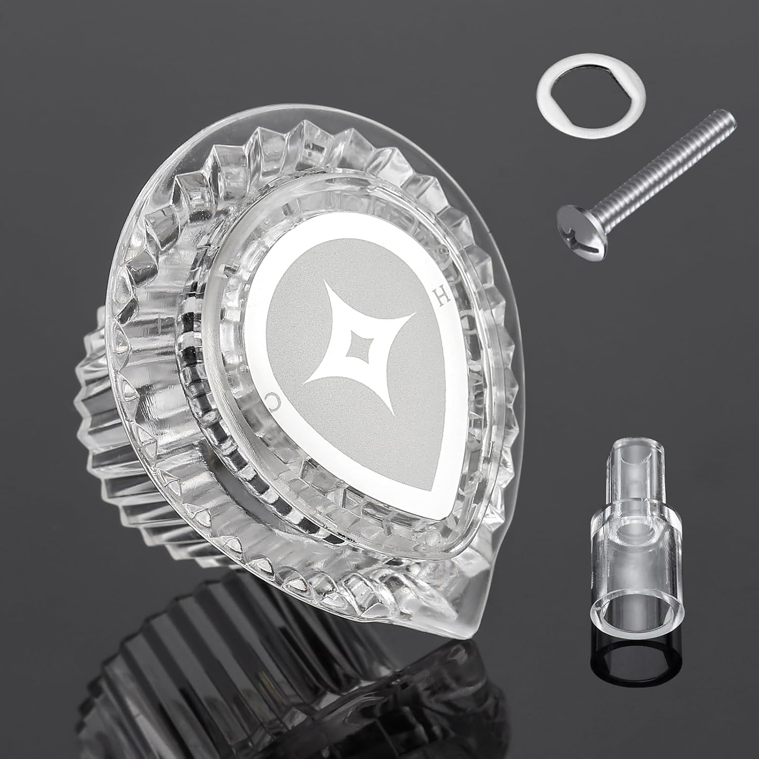 1 Pack 96782 Shower Knob for Chateau Collection, Replacement Shower Knob Compatible with Moen 96782/96797Faucet Handle Kit, Fits for Moen Chateau Tub and Shower/Bathroom Sinks
