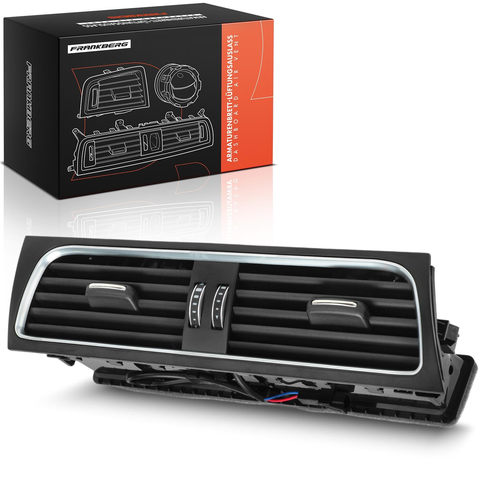 Frankberg buse d'aération de la grille 8T1820951C | Compatible avec: A6 4G2 4GC, A4 Allroad 8KH, A5 Sportback 8TA, Q5 8RB, A5 Cabriolet 8F7, A4 Avant 8K5, A4 8W2 8WC