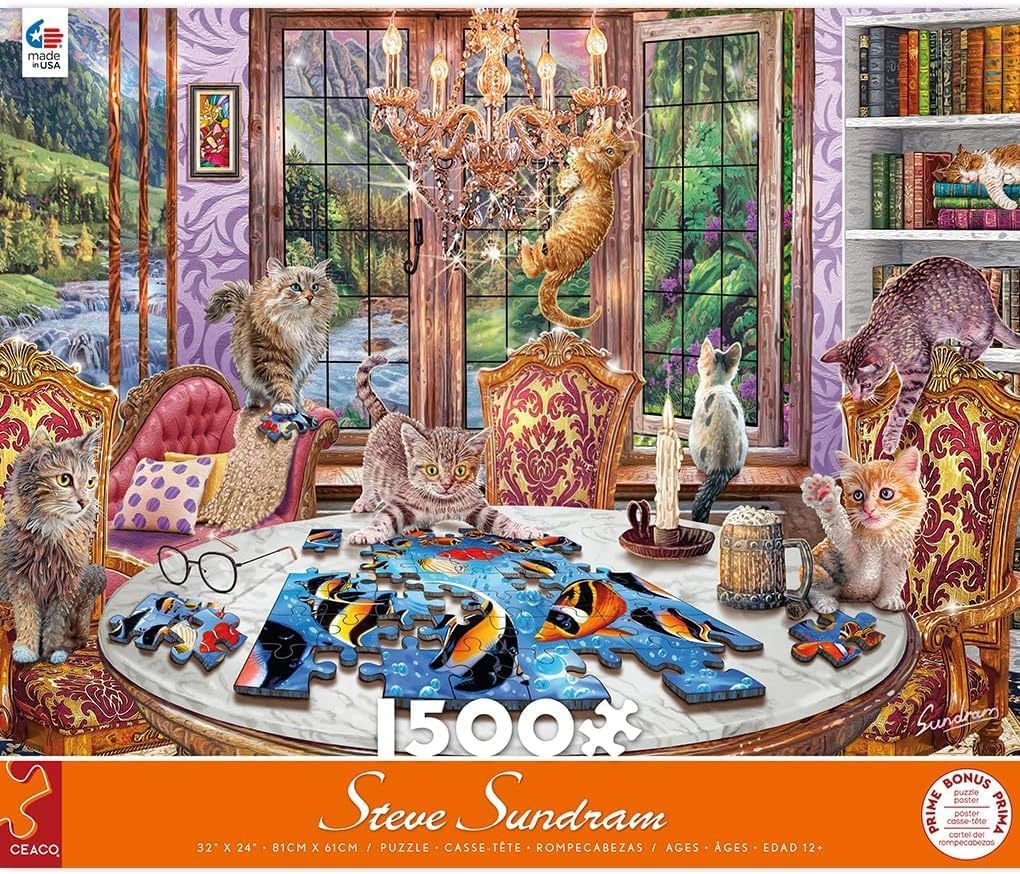 Ceaco - Steve Sundram - Puuriosity - 1500 Piece Jigsaw Puzzle image 2 of 9 B0DT4VFD5J