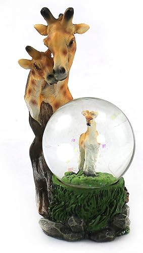 Miniatura 3 de YJF-553 4 PULGADAS Jirafa WATERGLOBE, Multicolor