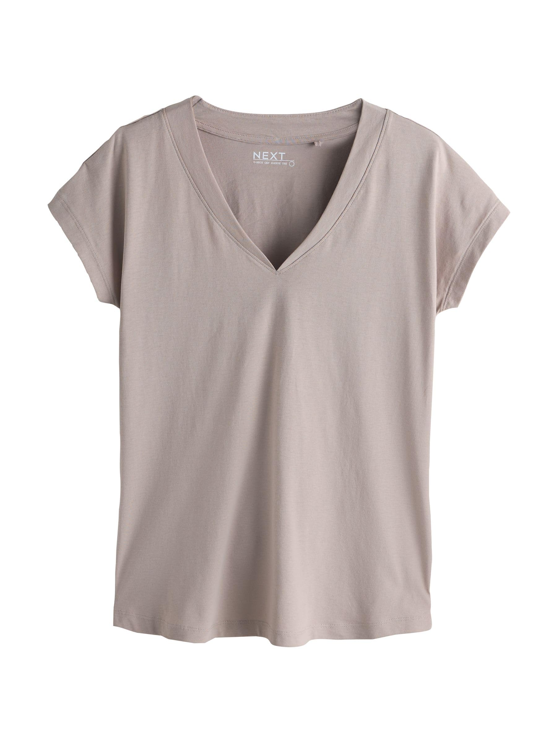 NEXT Damen 7er-Pack T-Shirts mit überschnittenen Schultern