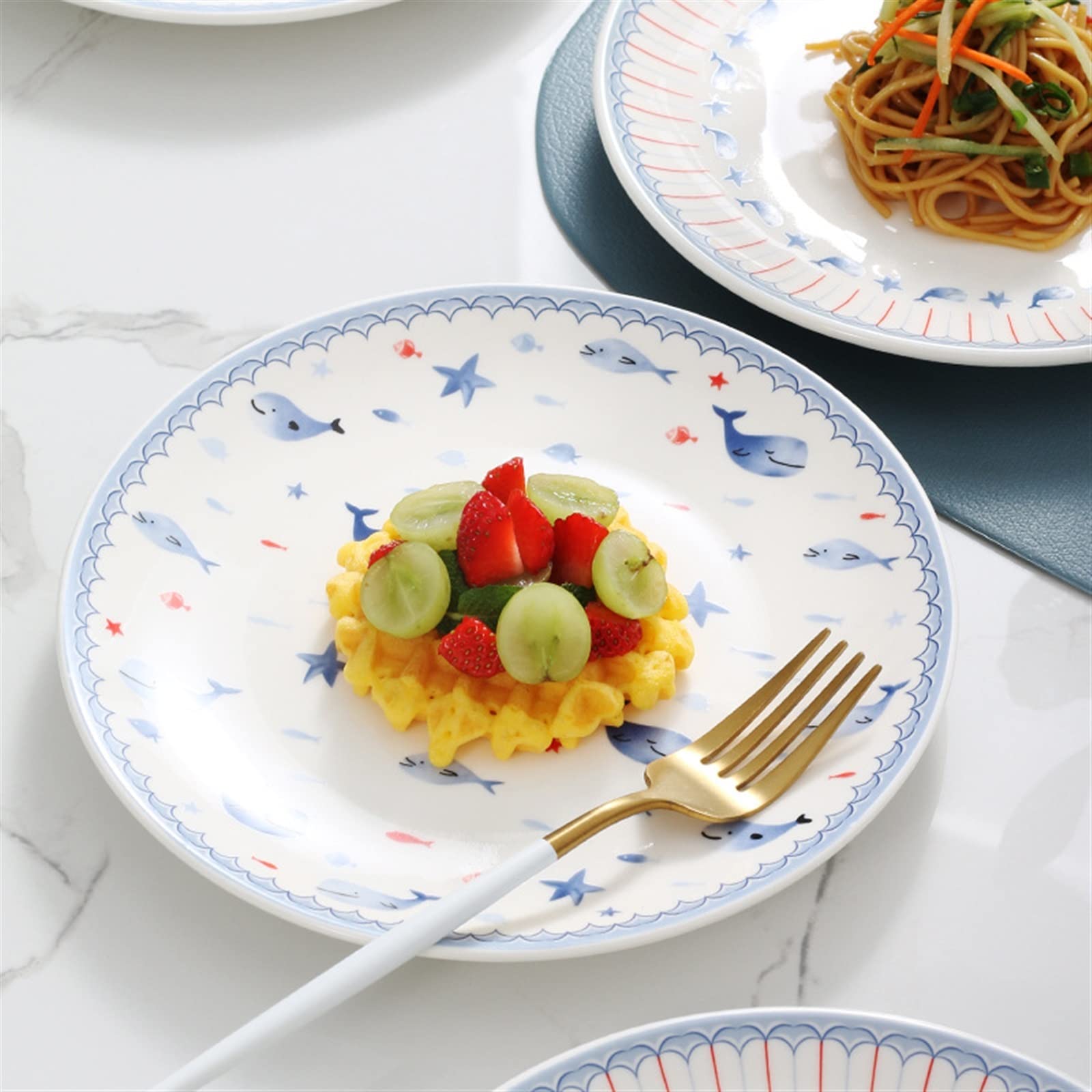 Piatto da Cena Piatti for la Cena Piatto Piatto in Ceramica Set Piatto da Pranzo Personalizzato Piatto da Ristorante