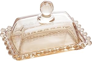 WOLFF Gold Butter Dish with Lid