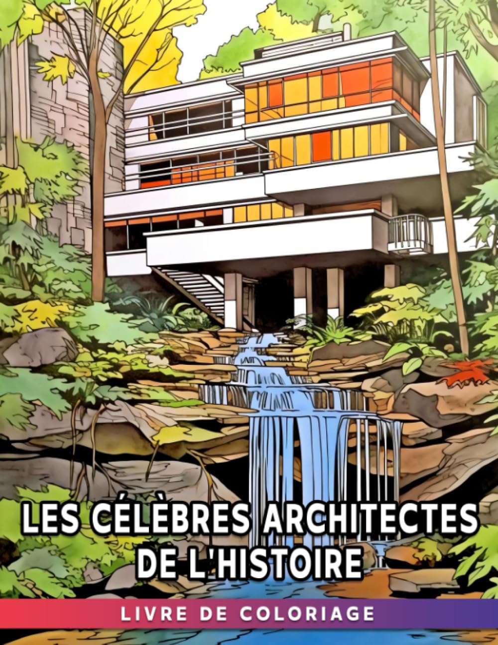 Livre de coloriage Les célèbres architectes de l'histoire: Un livre de coloriage éducatif pour enfants - Découvrir, colorier et créer avec des architectes célèbres