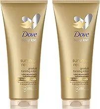 Dove Loción Corporal Autobronceadora Summer Revived, Pieles Medias y Oscuras, Bronceado Gradual, Acabado Natur