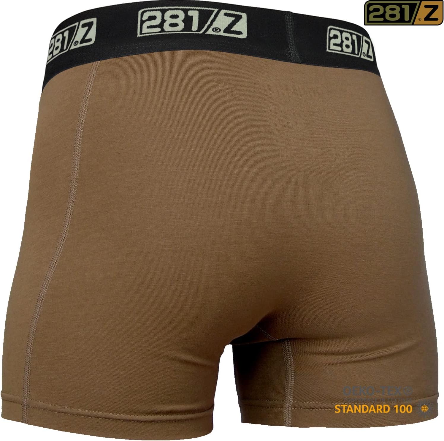 281Z Military Underwear Cotton 4-Inch Boxer Briefs - Tactical Hiking Outdoor - Punisher Combat Line