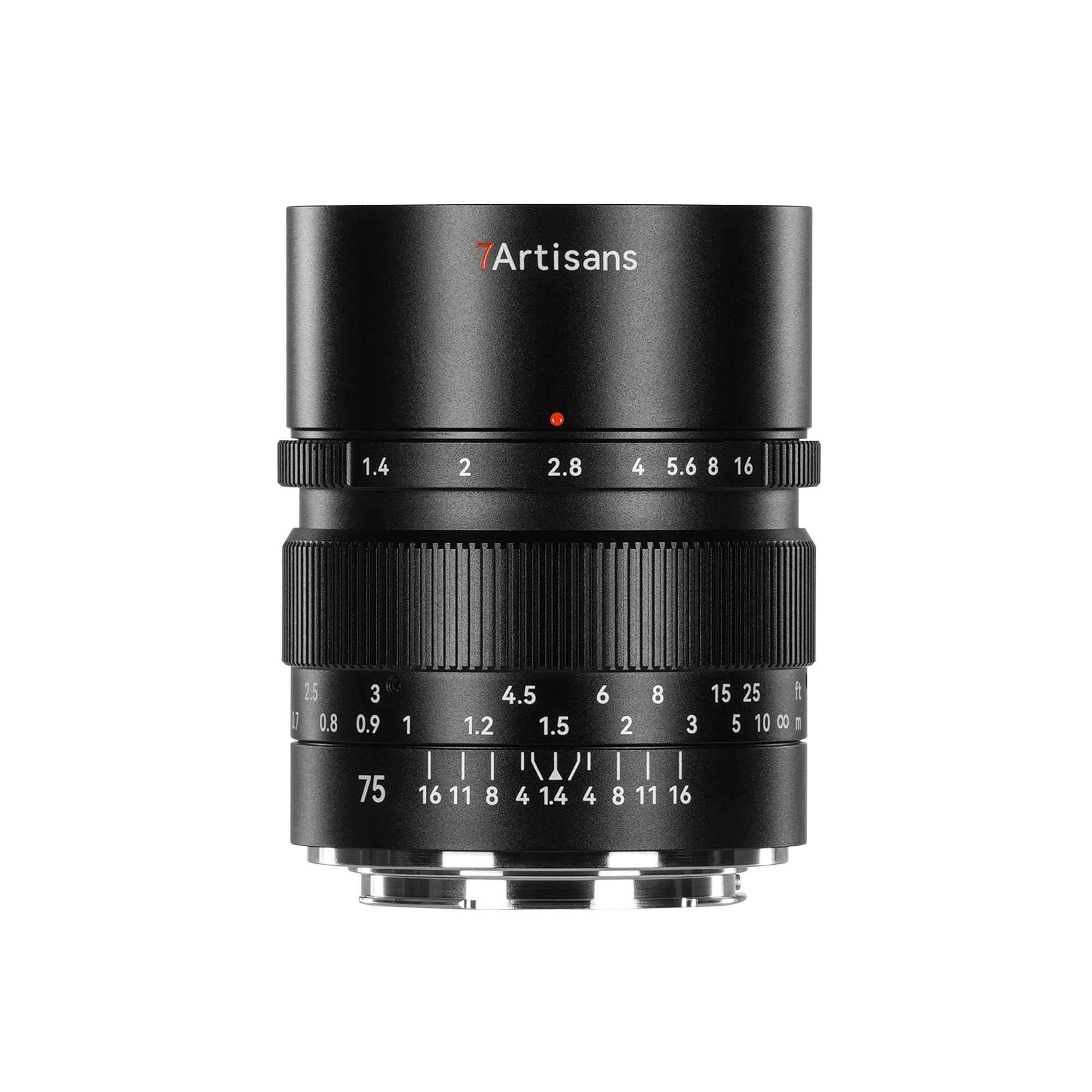 7artisans Obiettivo per fotocamera full frame da 75 mm F1.4 con apertura ampia e apertura raffinata Bokeh per fotocamere mirrorless Sony E-mount