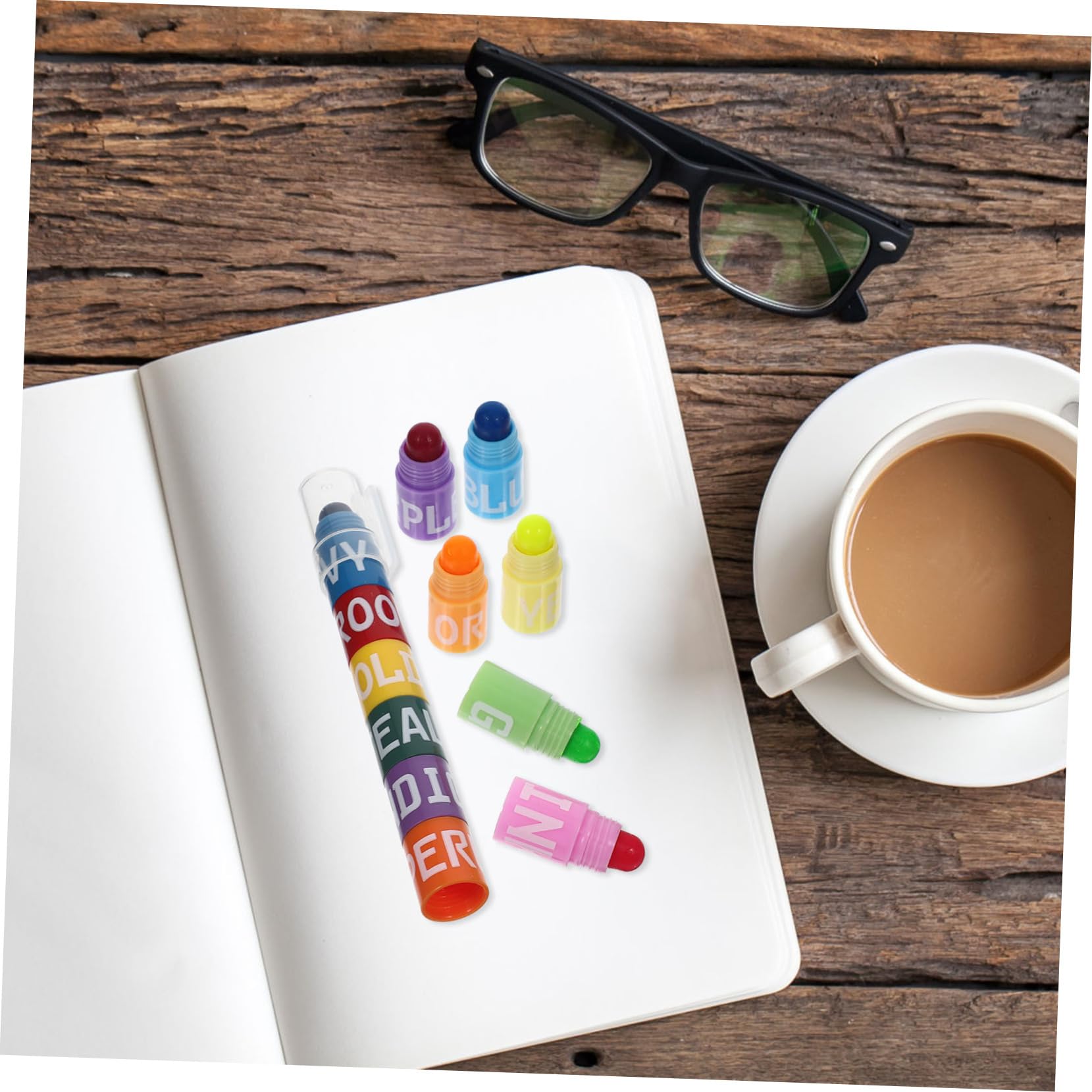 NUOBESTY 10sätze Kreative Highlighter Marker Pastellfarben Für Schule Und Büro Farbenfrohe Stifte Zum Markieren Und Notizen Praktische Schreibwaren Für Schüler Und Studenten