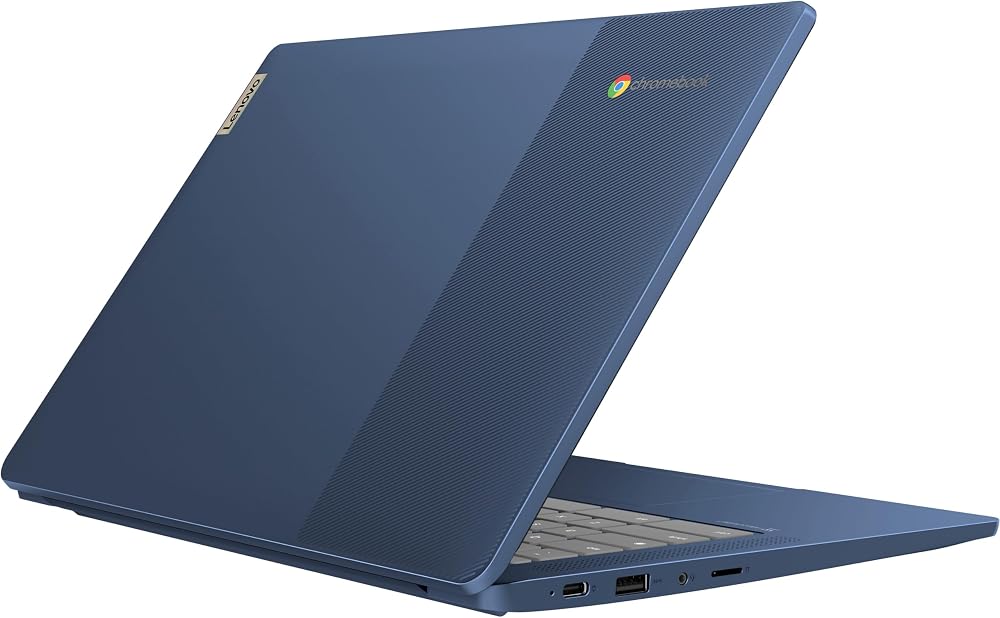 Lenovo Chromebook 14 Touchscreen Laptop (14" FHD Touch Display, 8-Core MediaTek Kompanio 520, 4GB RAM, 128GB Storage (64GB eMMC+64GB SD)), Webcam, 13-Hrs Long-Battery Life, Chrome OS, Abyss Blue