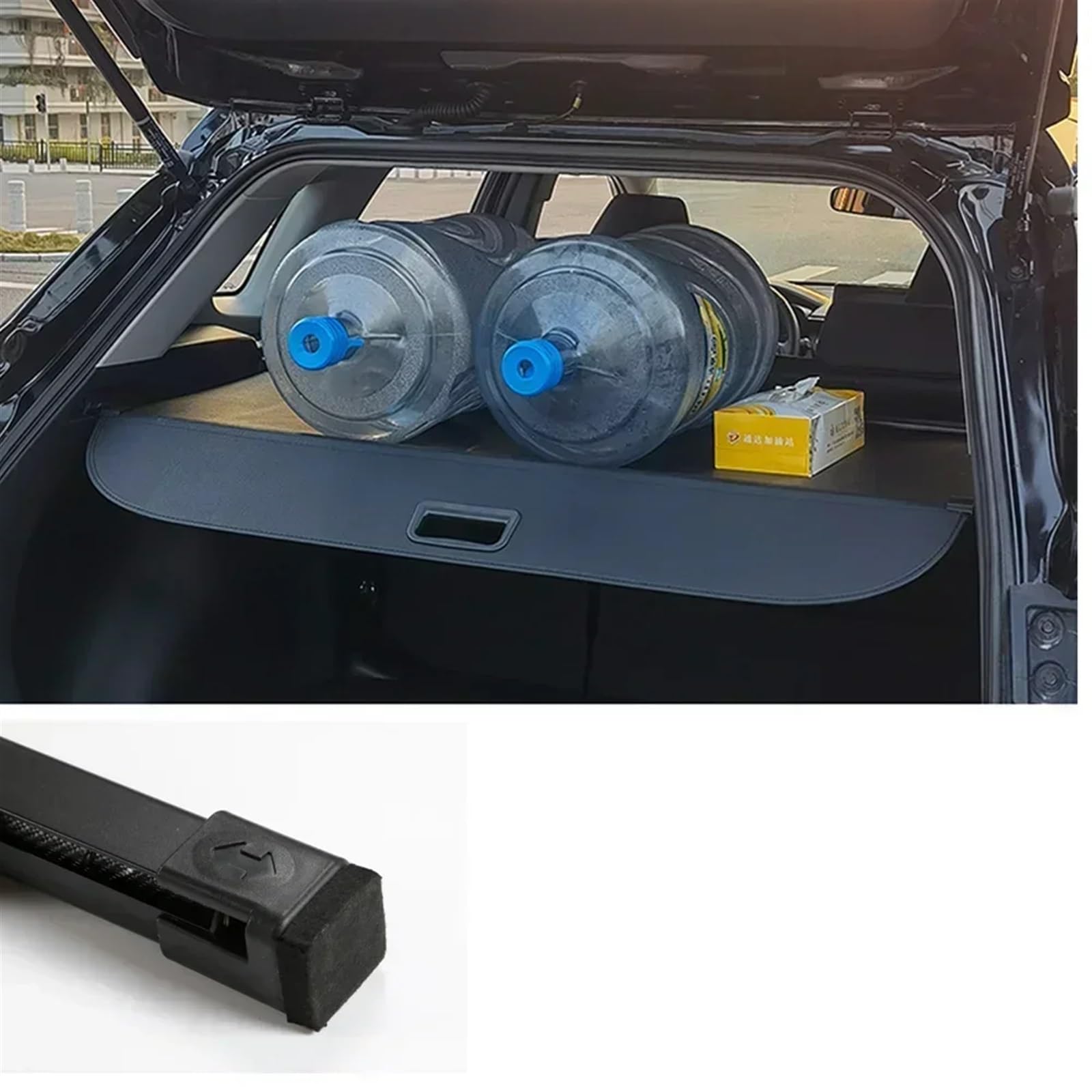 Osłona bagażnika, dla Mitsubishi, Pajero Montero Shogun V97 V93 2007~2021 osłona bezpieczeństwa kurtyna przegroda akcesoria chroniące prywatność organizer do bagażnika