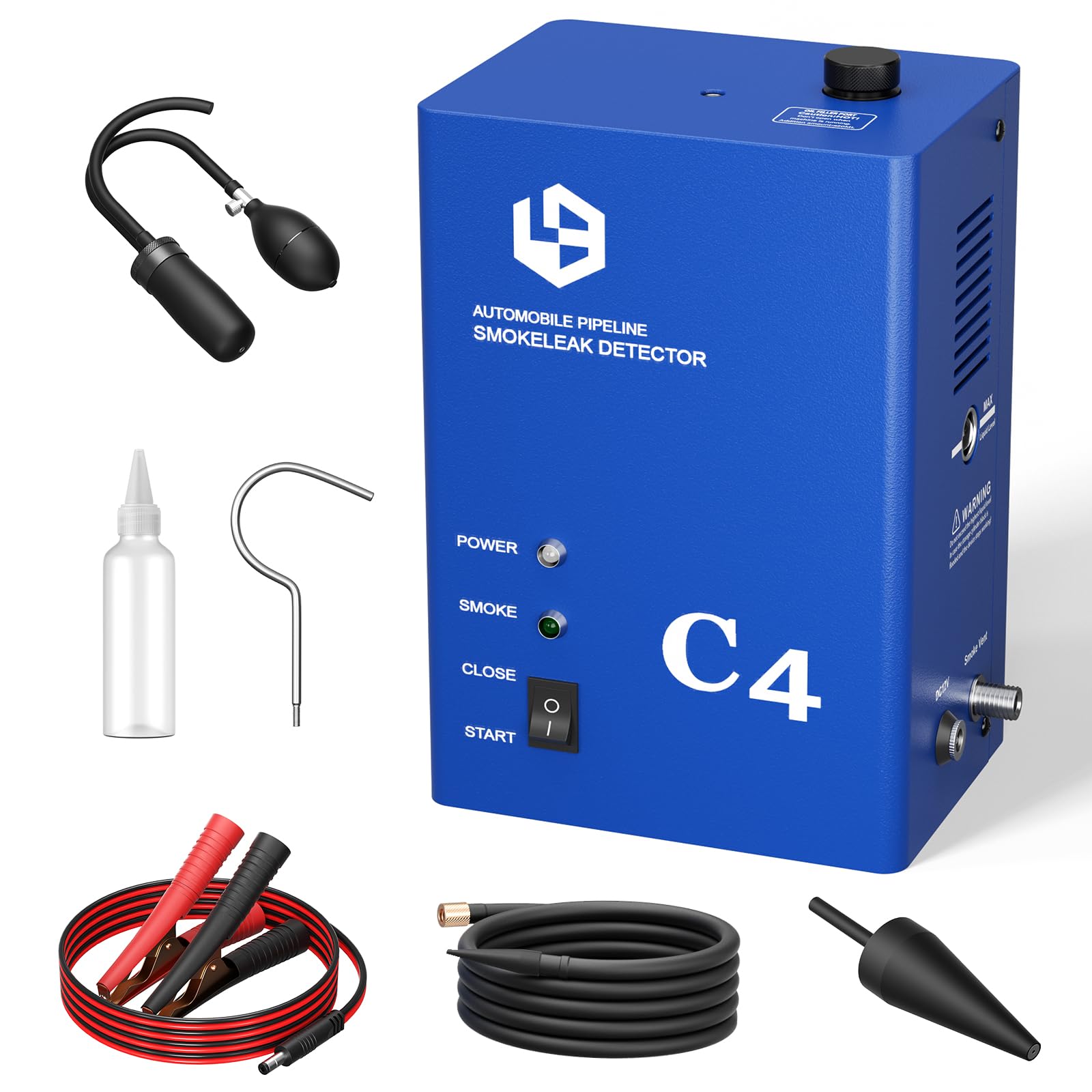 Rilevatore di perdite per perdite di Macchine per Fumo Automatico Tester di perdite ad Alta precisione per aspirapolvere, Carburante e sistemi di Scarico in Auto, Camion, motocicli da 12 V