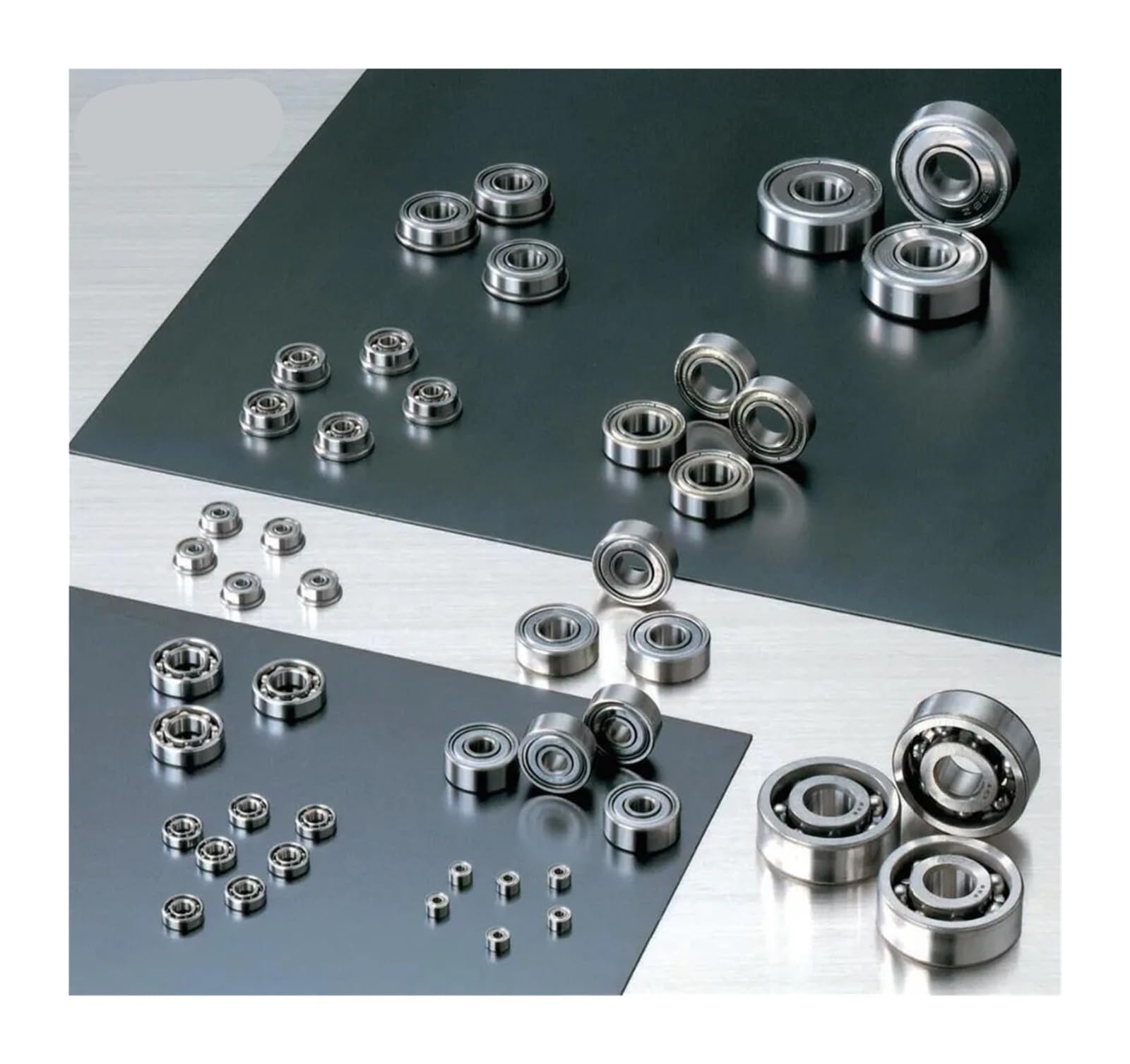 YMUGUEGH 50pcs Bearing 681 1x3x1 Deep groove ball bearings MINI BALL BEARING