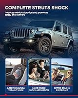 Vista 6 de KAX Conjunto de amortiguadores delanteros se ajusta a 4Runner 2003-2020, FJ Cruiser 2007-2014, Tacoma 2005-2015, suspensión completa 171371L