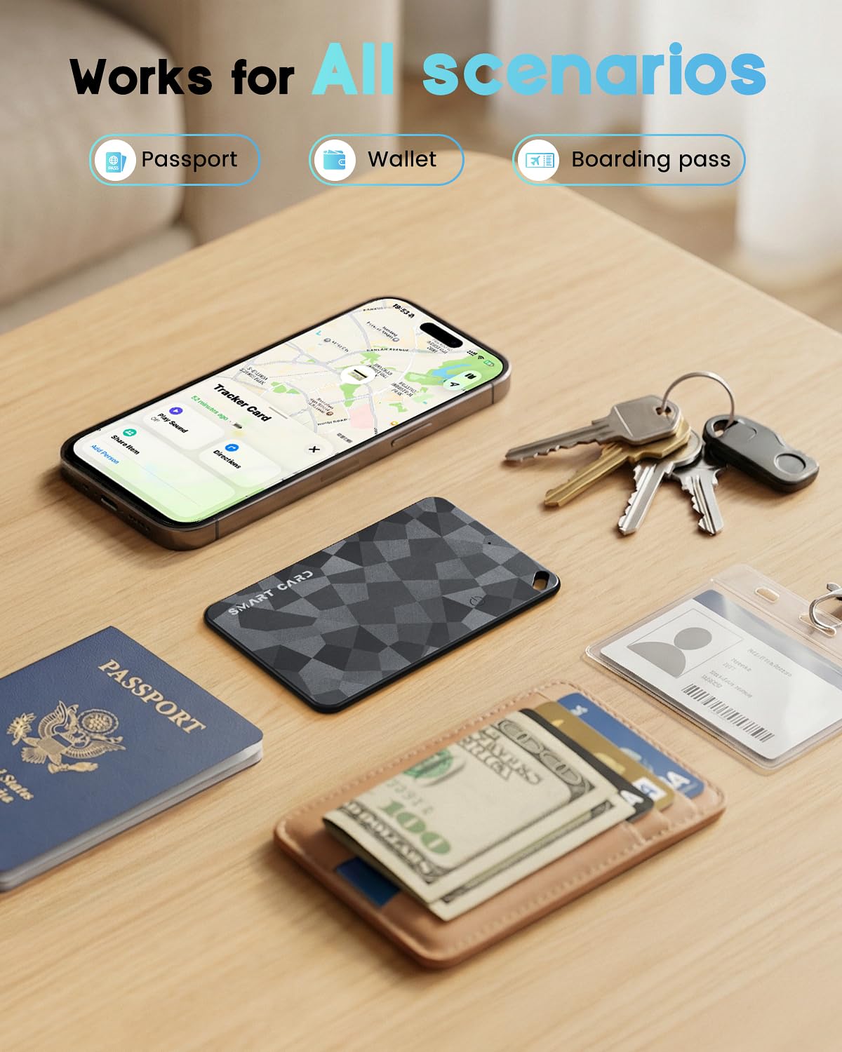Smart Tag Key Finder fonctionne avec Find My, Card