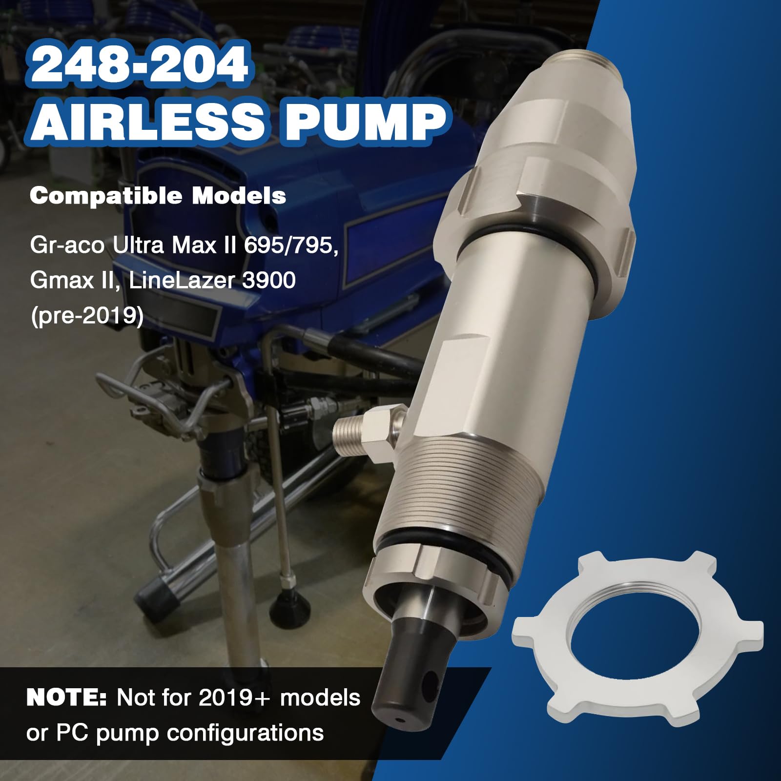 248-204 Airless-Pumpe - passend für Gr-aco Ultra Max II 695, 795 & LineLazer 3900 Airless-Sprühgeräte