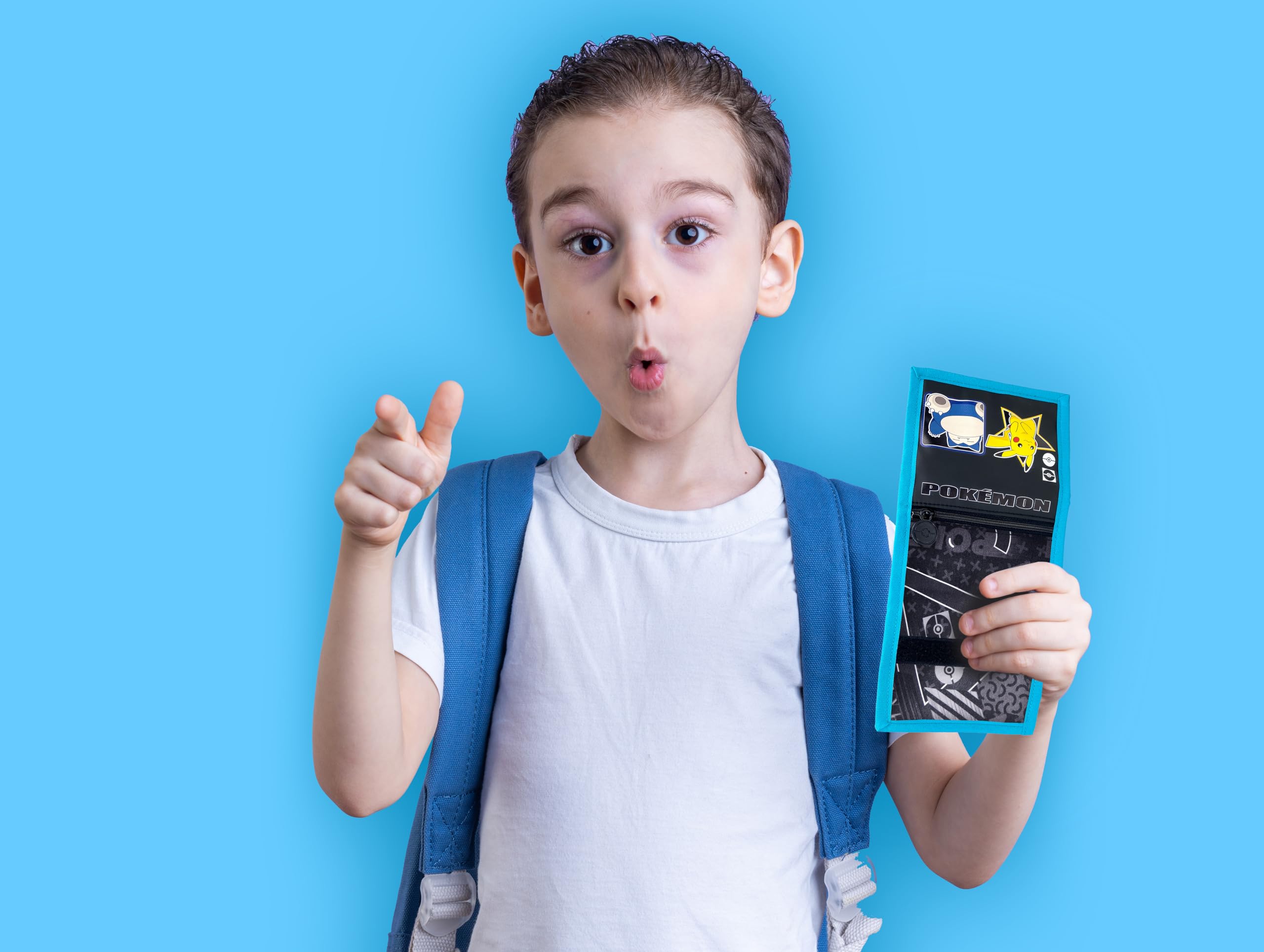 CYPBRANDS Unisex Kids BR20-11PK Bi-Fold Wallet, czarny