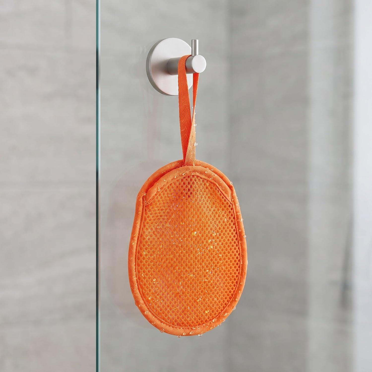 YARNOW 4PCS Exfoliating Soap Net Mesh Bag, Face Cleansing Soap Bag with Hanging Loop, Anti-Slip Rich Lather Pouch, Shower Foaming Bar Cleanser Sack for Deep Cleansing