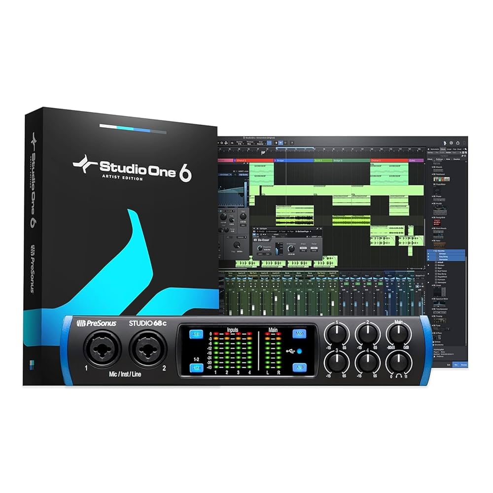 PreSonus STUDIO 68c USBオーディオIF(おまけつき) PreSonus STUDIO 68c USBオーディオIF(おまけつき) PreSonus