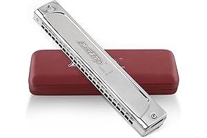 24-Hole Tremolo Harmonica for Adults: The Easttop T2406S Professional