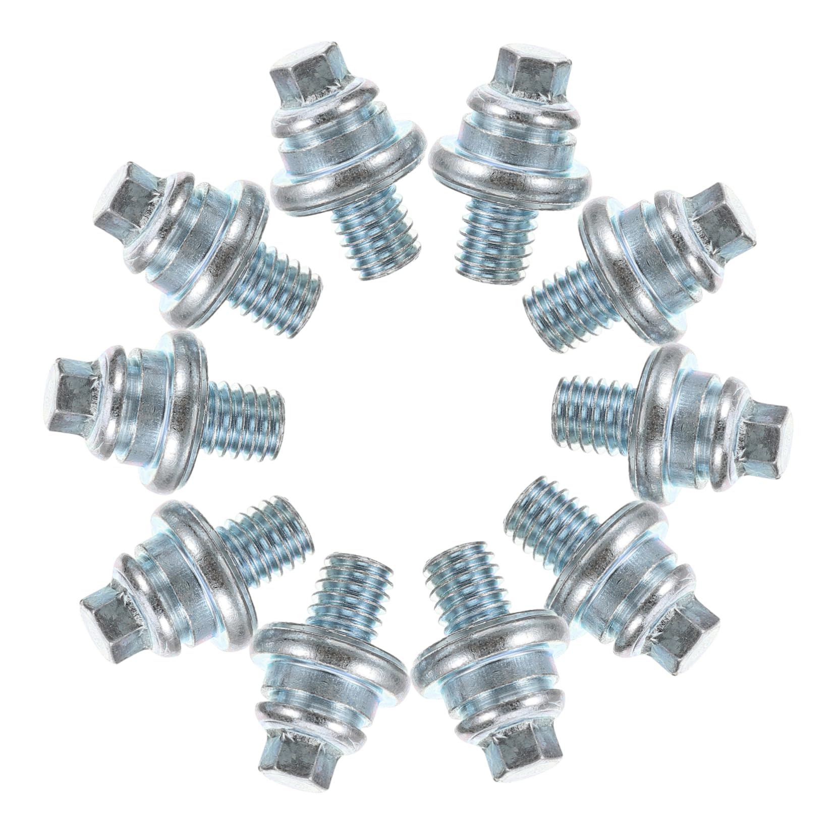 iplusmile 50piezas De Terminal De Batería De Coche Juego De Hexagonales Para Conexiones De Batería Resistentes Vibraciones Para Automotriz y Marino