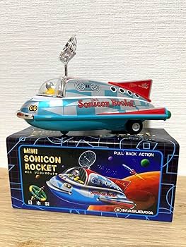 Amazon.co.jp: ミニ ソニコンロケット ブリキ 増田屋コーポレーション Amazon.co.jp: ミニ ソニコンロケット ブリキ 増田屋コーポレーション
