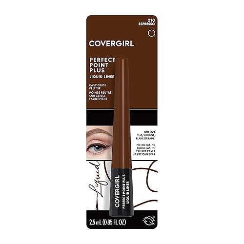 Vista 15 de Covergirl Perfect Point Plus Delineador de ojos líquido, ónix negro, 0.08 onzas líquidas 200 ónix negro,205 Carbón vegetal,210