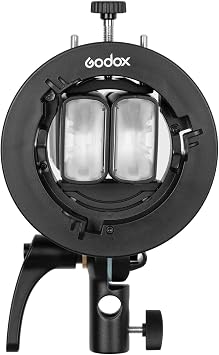 Godox 32x32inch 80x80cm Grid Strip Softbox with S2 S-Type Speedlite Bracket Bowens Mount for Godox V1 Series, AD200Pro, AD200, AD400Pro, V860II, TT350 Series Flash Speedlites