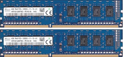 Hynix HMT451U6BFR8C-PB 8GB 2 x 4GB PC3-12800U DDR3 1600 CL11 Desktop Memory Kit by Hynix [並行輸入品]
