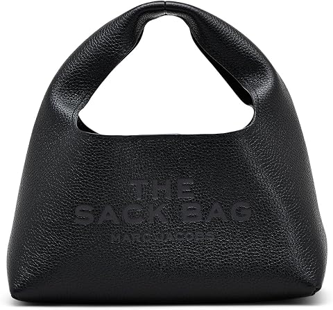 Женская сумка Marc Jacobs The Leather Mini Sack, цвет: Чёрный