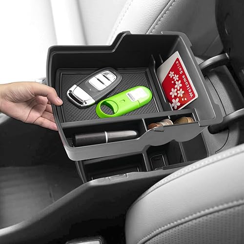 Miniatura 7 de SXCY Bandeja organizadora de reposabrazos de consola Hyundai Kona 2024 para Hyundai Kona SEL Conv.N-line Limited Accesorios Caja de almacenamiento