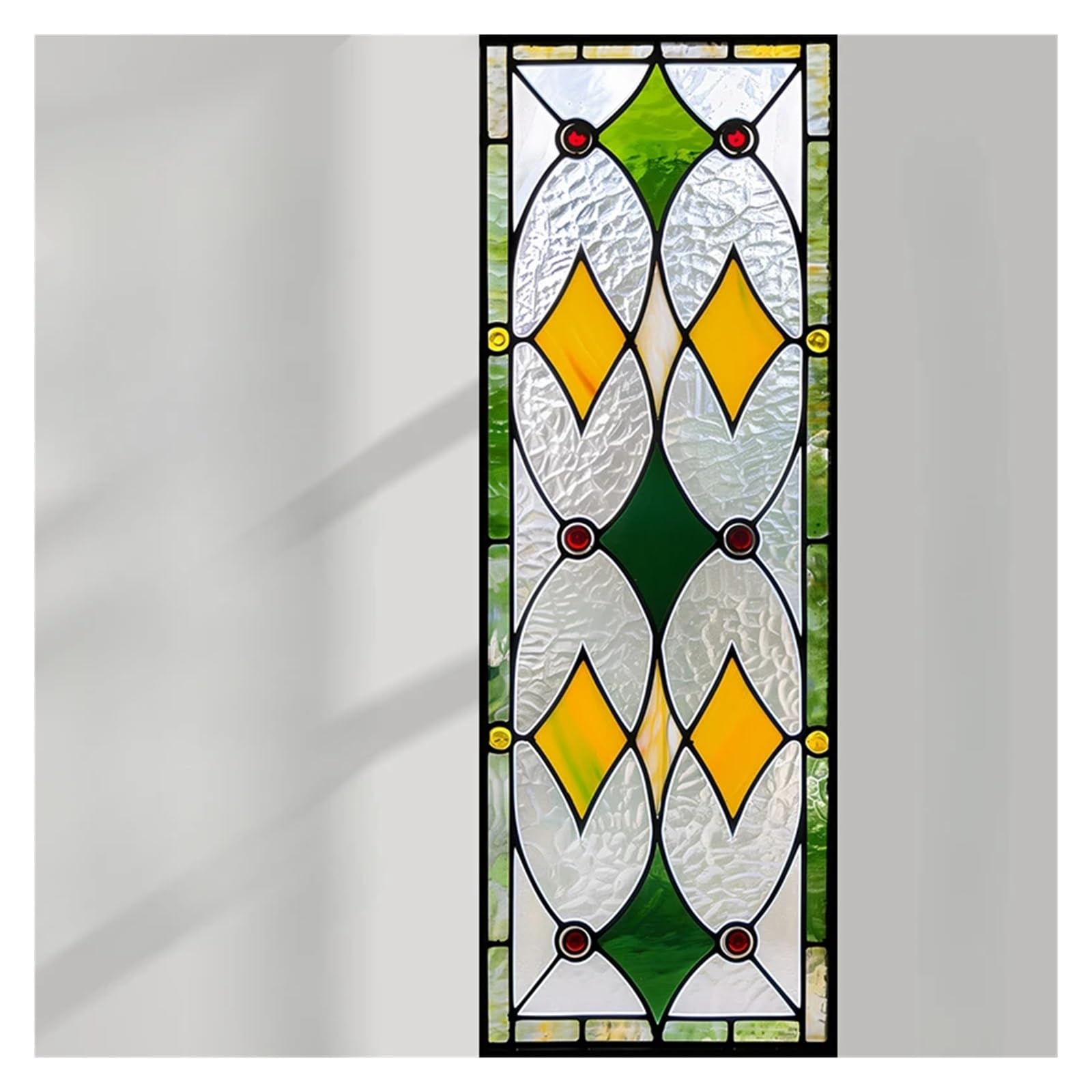 Window Film Stained Glass Film Retro Electrostatic Frosted Sticker Window