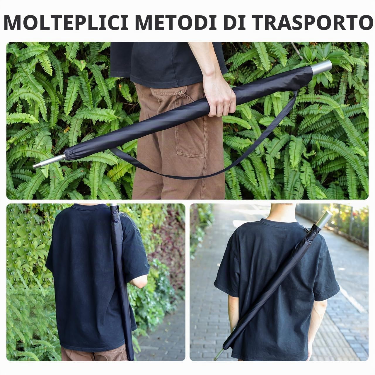 75-80 Cm Borsa Porta-Ombrello Lunga Con Tracolla Regolabile Custodia Per Ombrello Lunga