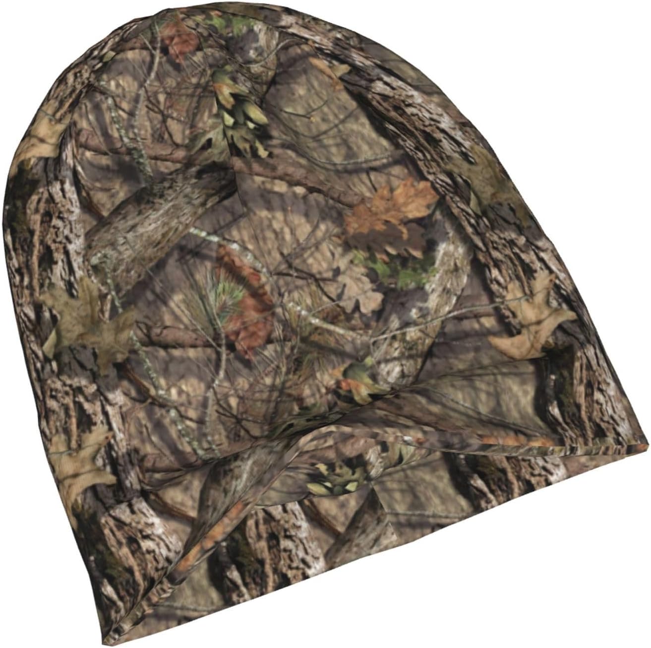 Forest Camo Hunting Camouflage Beanie Hat Slouchy Cap Warm Cancer Headwear Stretch Knitted Hats For Women Men - Image 2