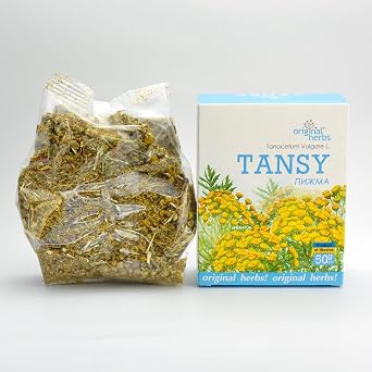 TANSY HERB TEA, (TANACETUM VULGARE L.) - 100% Pure & Natural, Wild-Crafted, Loose Leaf Herbal Tea - 50g - Original Herbs Herbal Tea