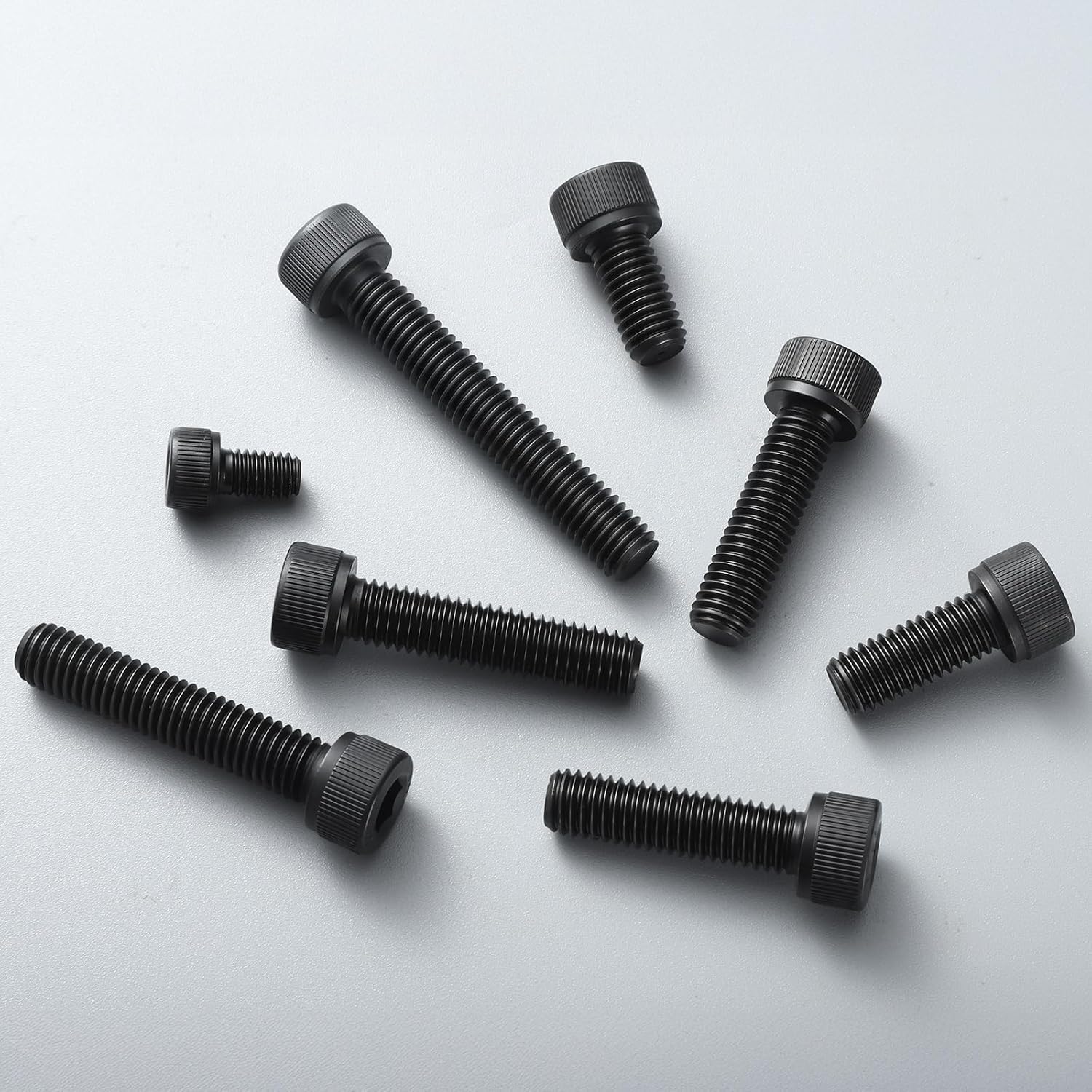 810Pcs M3 Screws Assortment Kit,Hex Socket Head Cap Screws Bolts Nuts Washer Set,12.9 Grade Alloy Steel,Black Oxide M3 x 6/8/10/12/16/20/25/30mm,for 3D Printer,DIY Project - 5