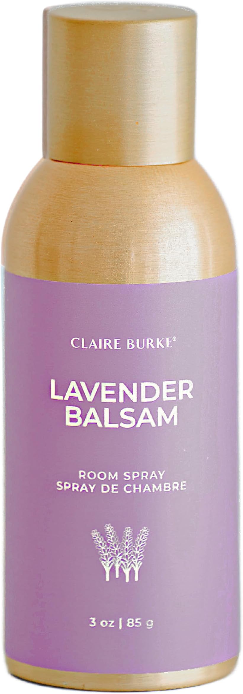 Claire Burke Lavender Balsam Scent Room Spray, 3 oz - Fresh Home Fragrance & Air Freshener, Natural Scent Home Fragrance, Long Lasting Natural Air Freshener