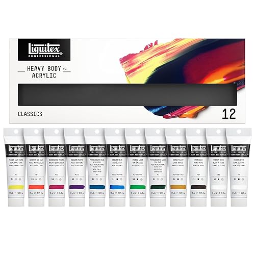 Liquitex Professional Heavy Body Acrylic Set 12 x 59ml