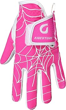 AIGEVTURE Kids Golf Gloves Junior Left Hand Childrens Premium Youth Golf Gloves Boys Girls