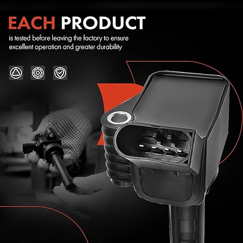 Miniatura 6 de A-Premium Engine Ignition Coil Pack Compatible with Audi A3 A4 A5 A6 A8 TT (Quattro), Q3 Q5 Q7 Q8, RS3 RS5, S3 S5 S7 & Volkswagen Golf, Jetta